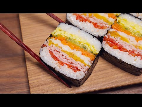 Korean Cuisine | Beautiful Square Gimbap