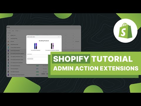 Shopify Tutorial - Create an Admin Action Extension