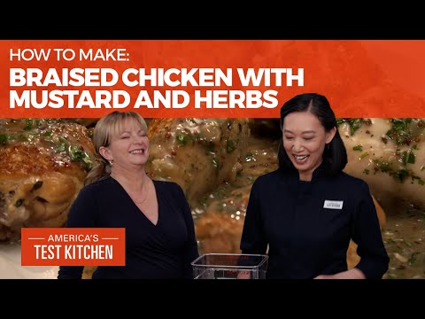 How to Make the Best Braised Chicken with Mustard and Herbs