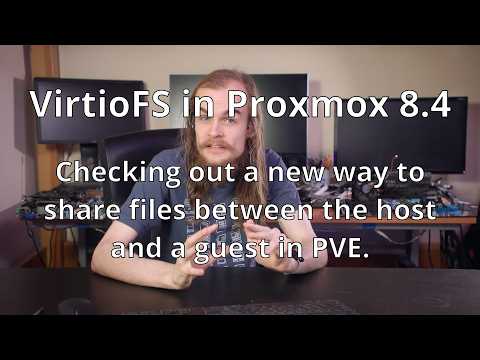 Checking out VirtioFS in PVE 8.4