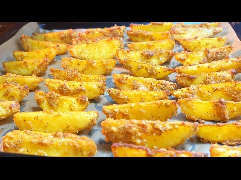 Такая Хрустящая Картошка Нравится Всем!Готовлю на Праздник или Каждый День!Картошка по Деревенский!