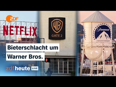 Netflix vs. Paramount: Trump-Freund überbietet Netflix bei Warner-Übernahme | ZDFheute live