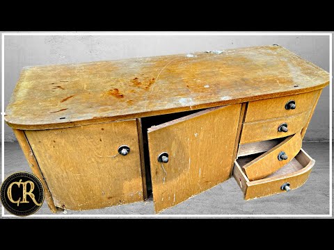 Alter Schrank vom Straßenrand. UNGLAUBLICHE Restaurierung und Überarbeitung