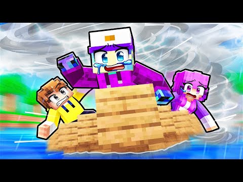 Minecraft Build a Boat vs TORNADO