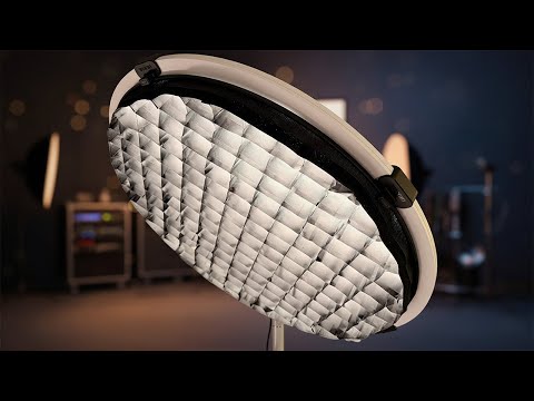 amaran Verge Max 22 inch round light for iPhone creator setups and studio