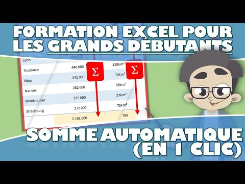 COMMENT REALISER UNE SOMME DE CELLULES EN 1 CLIC SUR EXCEL