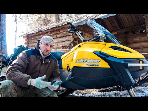 ВСТРЯЛ НА ВЕЗДЕХОДЕ, РЫБАЛКА, ОТЗЫВ НА СНЕГОХОД ТУНДРА 550