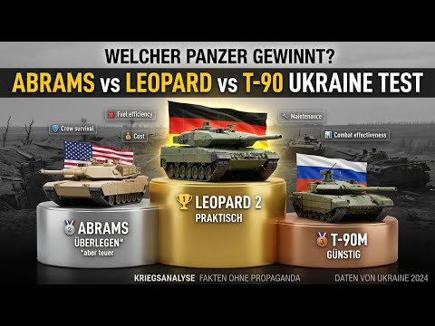 M1 Abrams in der Ukraine: Besser als Leopard 2 oder ein Logistik-Albtraum?