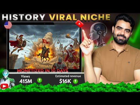 How to Create Long History Videos Using Free Ai Tools | YouTube Automation History Niche