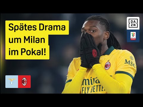 Lazio Rom - AC Milan | Achtelfinale | Coppa Italia | DAZN Highlights