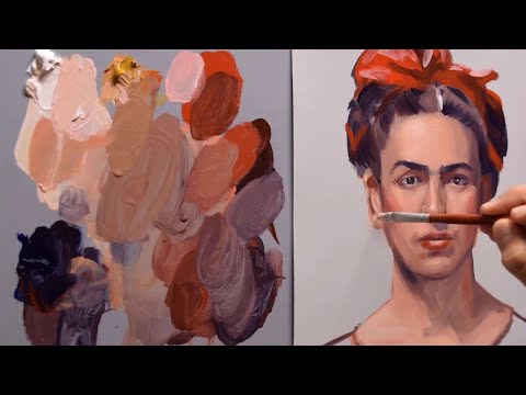 Zorn's Palette With Blue Instead of Black - Mixing Skin Tones With Oil Paint