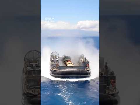 The World's Largest Hovercraft! π± #amphibious #hovercraft #military