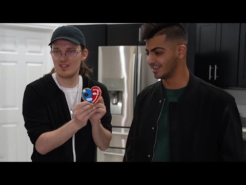 Skeppy & BadBoyHalo MAKES EACH OTHER VALENTINE COOKIES (Ft. Hannah)