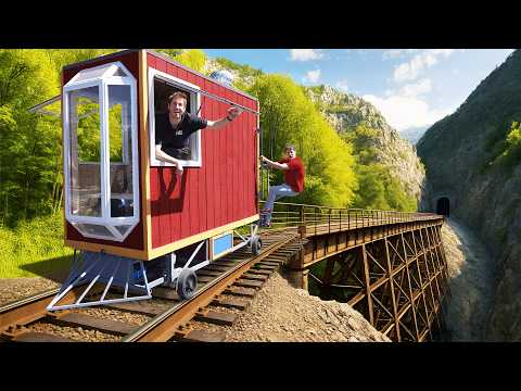 We Built A Rail Car Tiny Home!