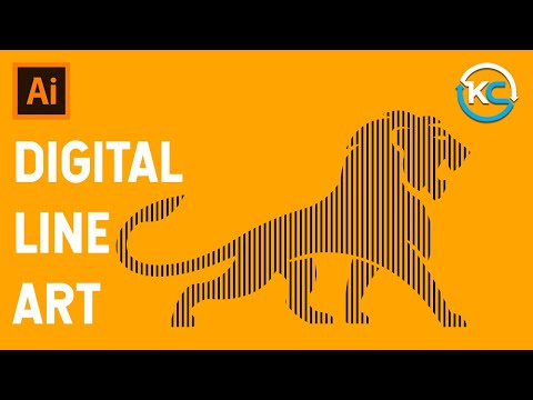 Digital Line Art Effect | Adobe Illustrator Tutorial