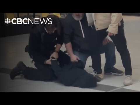 Video shows Oshawa shoppers detaining suspects after smash-and-grab robbery