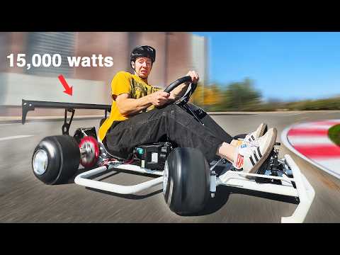 I built a DIY Drift Kart (surron powered)