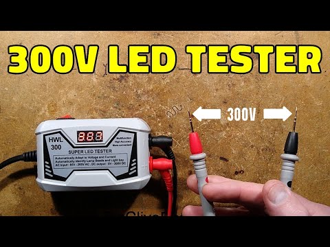 High voltage LED tester with VERY clever circuitry (and hidden features)