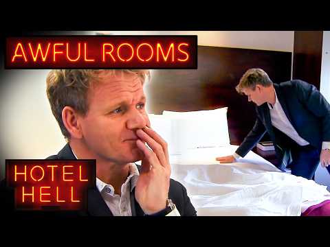 Gordon Stays In TERRIBLE Hotel Rooms! | Hotel Hell | Gordon Ramsay