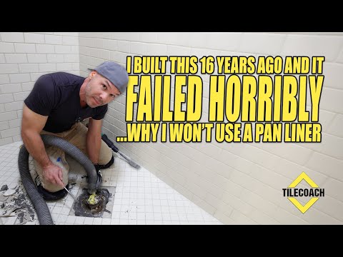This Shower I Built FAILED HORRIBLY!!! —Why I WILL NOT Use a Pan Liner