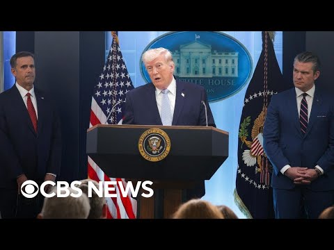 Watch: Trump's full news conference on Iran war, rescue of U.S. airmen | Special Report