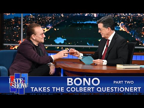 Bono Takes The Colbert Questionert, Part 2