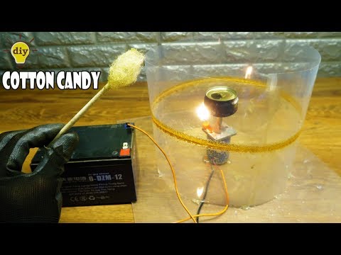 How to make Cotton Candy From Coca-Cola Cans