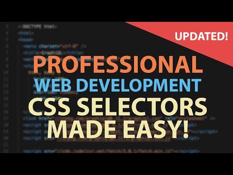 CSS SELECTORS MADE EASY - HTML CSS Tutorial for Beginners