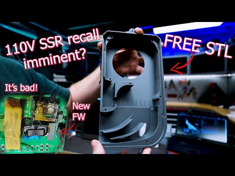 Qidi plus 4 PWM guide to tune power output with the new heater shell, 110V SSR fire hazard update.