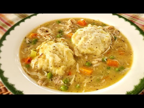 Chicken and Dumplings // Easier than you think ❤️ Step by Step