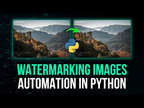 Watermarking Images Automation in Python