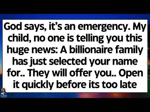 🧾God says, it’s an emergency. No one is telling you this huge news: A billionaire family is..