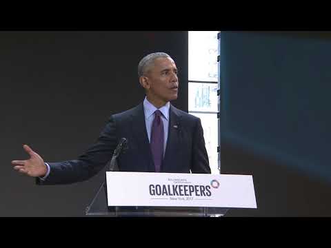 President Barack Obama: Keynote Address #GOALKEEPERS17
