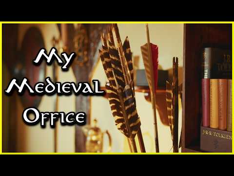 How I Transformed my Office into a Fantasy Medieval Study
