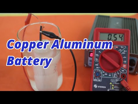 DIY Copper Aluminium Battery - 800 mA