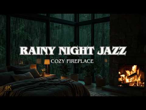 Cozy Fireplace Jazz | Relaxing Smooth Jazz Music