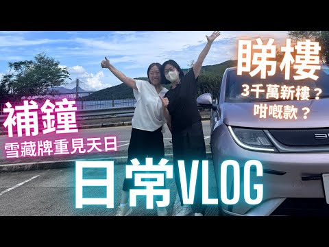 日常VLOG🚗補鐘學車✤陪朋友✤睇樓💛3千萬新盤咁嘅樣⁉️