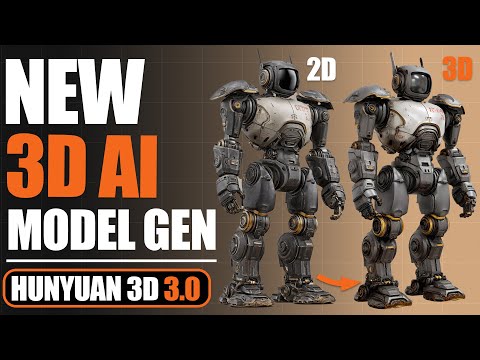 HUGE 3D AI Update: Hunyuan3D 3.0 Is Finally Here!