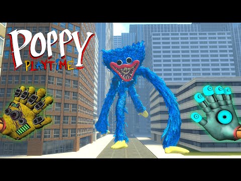 ALL MONSTER HUGGY WUGGY FROM POPPY PLAYTIME TAKES THE CITY! | GARRY'S MOD