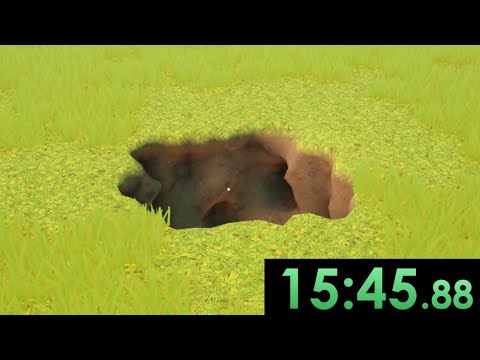 A Speedrun About Digging A Hole