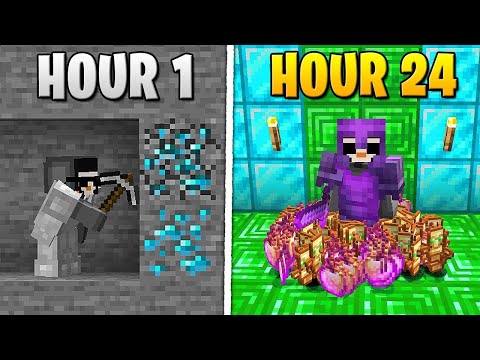 I Spent 24 Hours Getting as Rich as Possible (Hardcore)