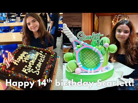 Another home celebration, Happy 14th Birthday Scarlett!!β€οΈ