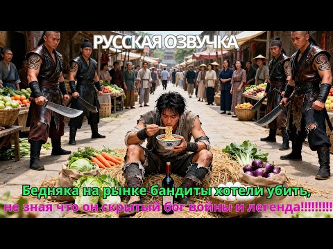 Бедняка на рынке бандиты хотели убить, не зная что он скрытый бог войны и легенда#дорама #drama