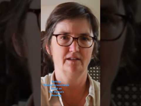 #EdwardScissorhands from Drawing to Screenplay #TimBurton