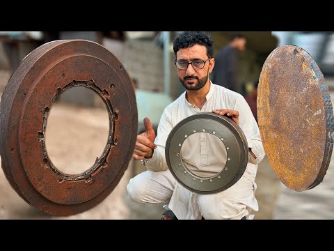 How a Damaged Slewing Ring Gear Nut Housing Was Rebuilt with Precision Lathe Machining