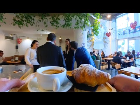 How Much it Costs in MILAN: Bus Ride, Breakfast & Lunch [CC] [4K]