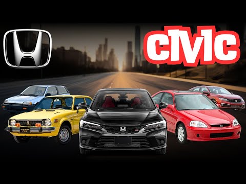 The Complete Evolution Of The Honda Civic