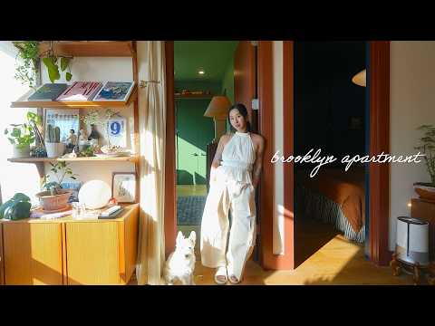 House Tour | Inside my cozy Brooklyn apartment & rooftop garden