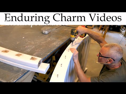 Curved Deck Rail Replacement