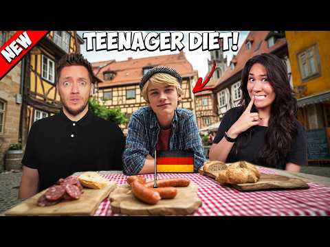 Eating Like a German Teenager for a Day 🇩🇪 (This Is What He Eats!)